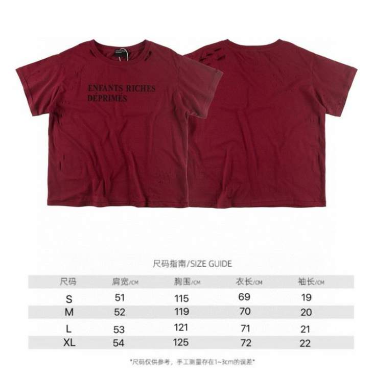Picture of Enfants Riches Deprimes T Shirts Short _SKUEnfantsRichesDeprimesS-XLsjtx61914979